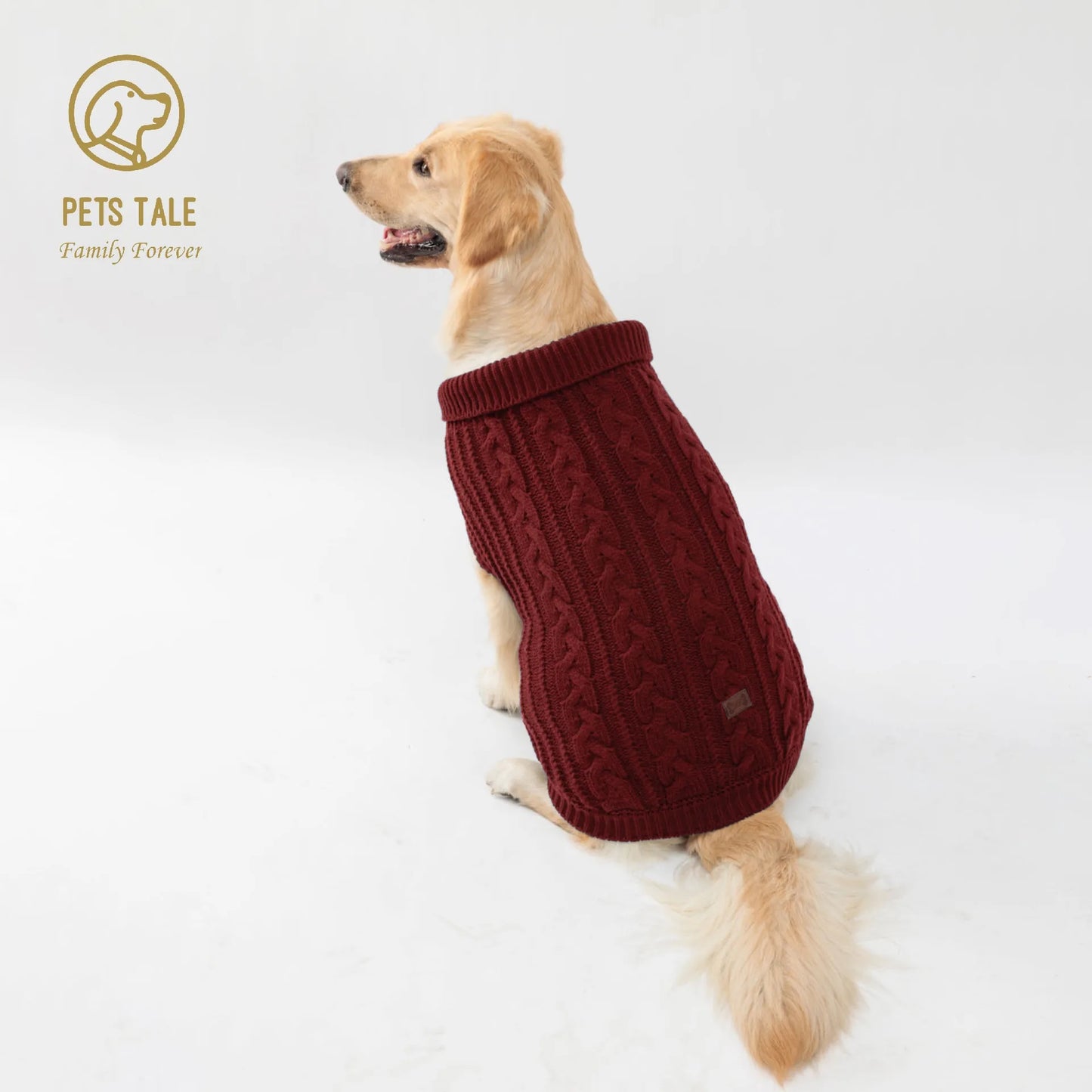 Cozy Knitted Pet Sweater for Winter - Keep Your Dog Warm and Stylish
