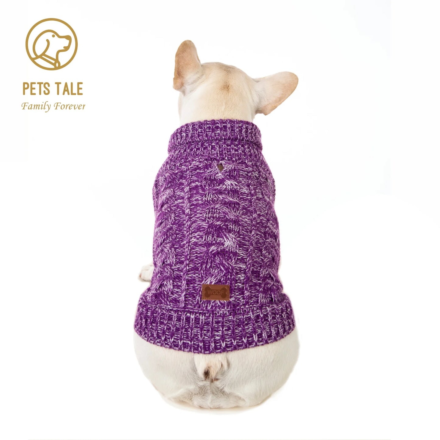 Cozy Knitted Pet Sweater for Winter - Keep Your Dog Warm and Stylish