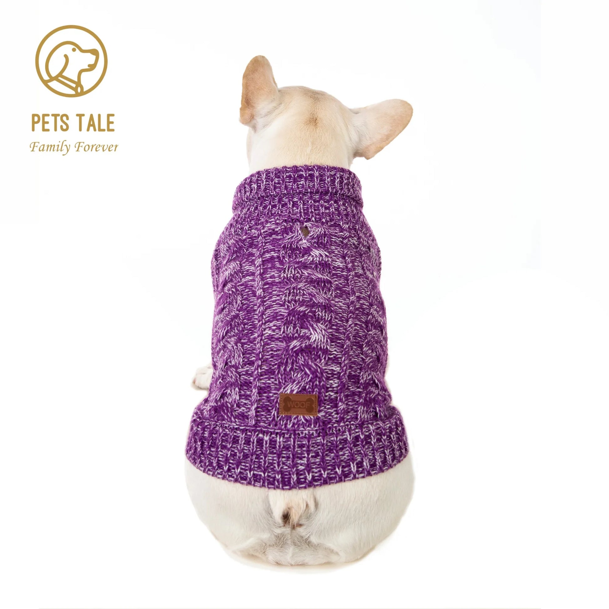 Cozy Knitted Pet Sweater for Winter - Keep Your Dog Warm and Stylish