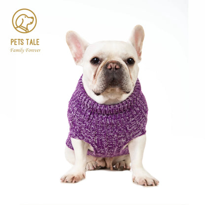Cozy Knitted Pet Sweater for Winter - Keep Your Dog Warm and Stylish