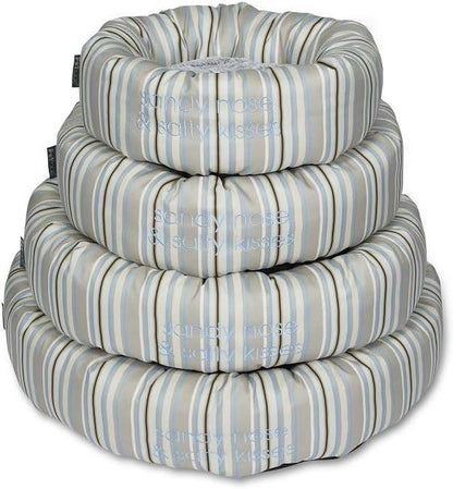 Sandpiper Stripe round Dog Bed, Large