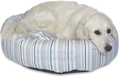Sandpiper Stripe round Dog Bed, Large