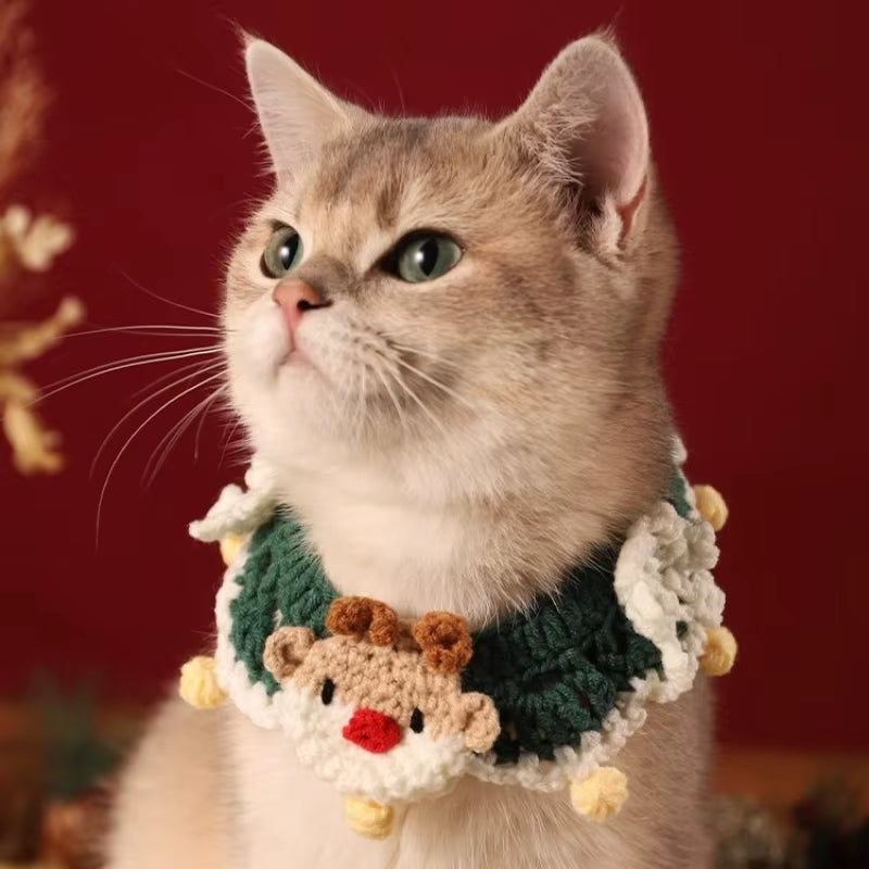 Cat Collars, Necklaces, Christmas Decorations, Cute Woven Pet Necklaces, Tie Necklaces, Creative and Beautiful Designs