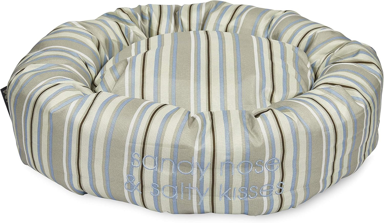 Sandpiper Stripe round Dog Bed, Large
