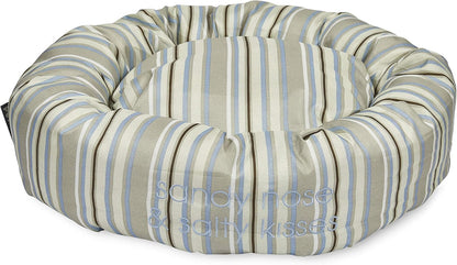 Sandpiper Stripe round Dog Bed, Large
