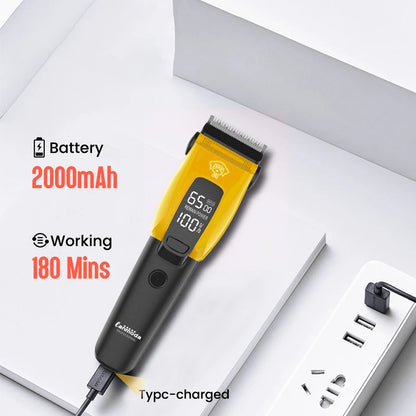 Pet Clipper Professional Dog Hair Trimmer Cat Grooming Shaver Type-C Charged Electric Puppy Cutting Machine for Small Big Animal