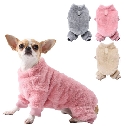 Winter Dog Clothes Small Large Medium Dogs Soft Fleece Sweater Puppy Thick Coat Warm Pets Jacket Costums Chihuahua Dog Supplies