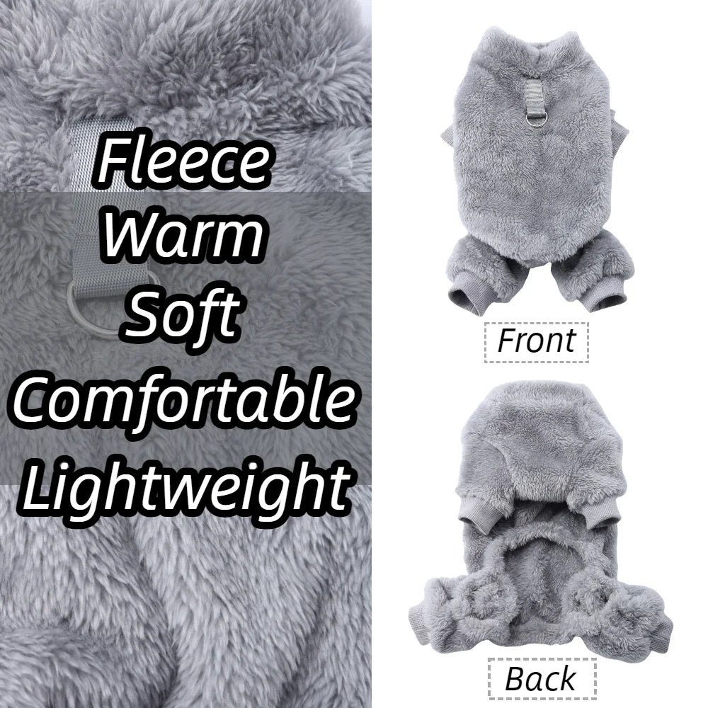 Winter Dog Clothes Small Large Medium Dogs Soft Fleece Sweater Puppy Thick Coat Warm Pets Jacket Costums Chihuahua Dog Supplies