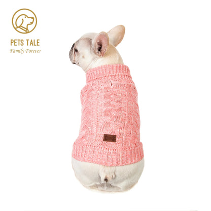 Cozy Knitted Pet Sweater for Winter - Keep Your Dog Warm and Stylish