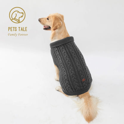 Cozy Knitted Pet Sweater for Winter - Keep Your Dog Warm and Stylish
