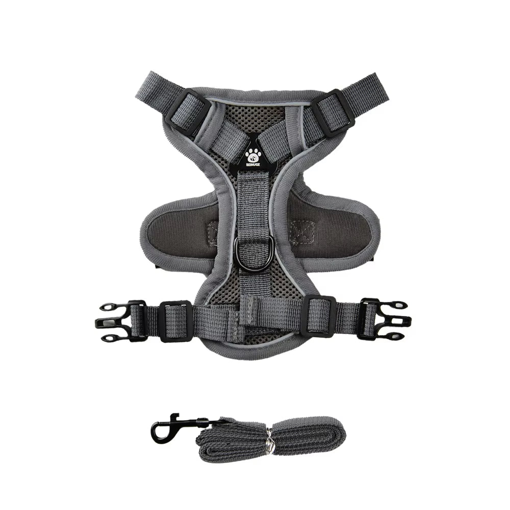 Adjustable Cat Harness Leash for Small Medium Dogs Cats Reflective Escape Proof Harnesses Pets Vest Puppy Kitten Kitty Supplies