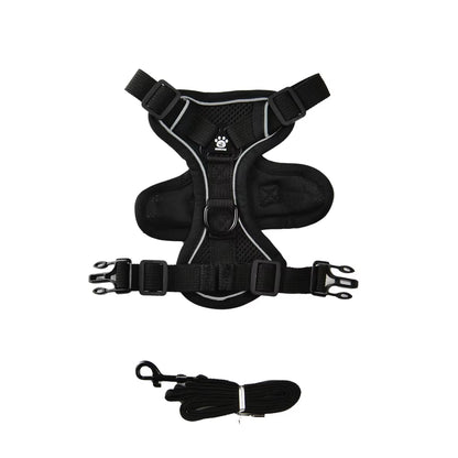 Adjustable Cat Harness Leash for Small Medium Dogs Cats Reflective Escape Proof Harnesses Pets Vest Puppy Kitten Kitty Supplies